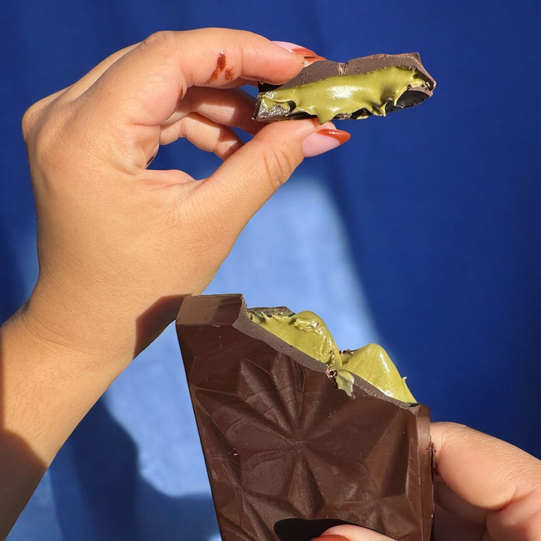 Uhh Chocolate | 150gr de Chocolate con Crema de Pistacho